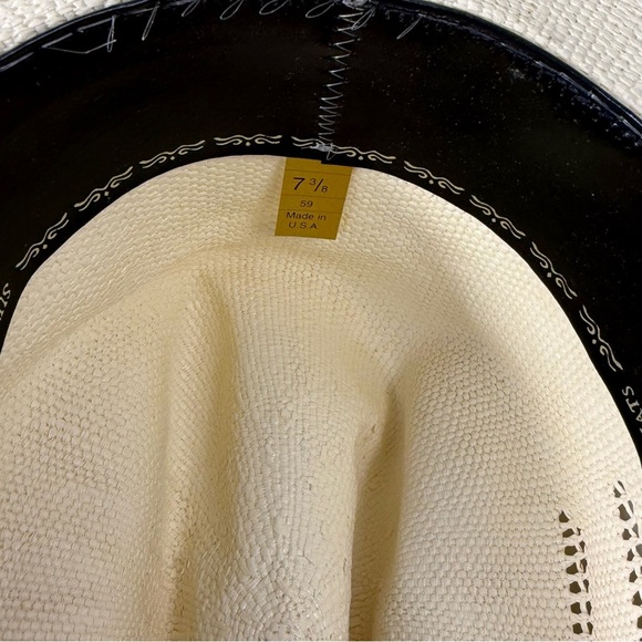 Summits Hats El dorado straw cowboy western rancher 3XXX size 7 3/8 - Picture 4 of 8